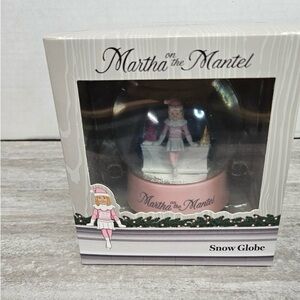 Martha on the Mantel  Snow Globe